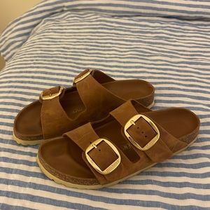 Arizona big buckle oiled leather Birkenstock
